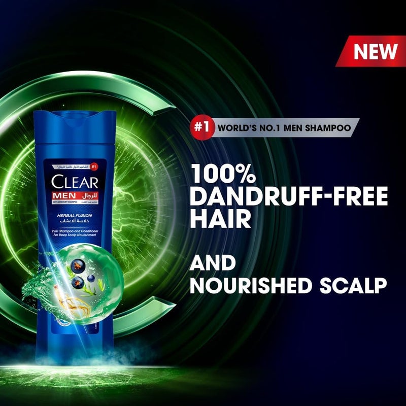 CLEAR Men 2in1 Anti-Dandruff Shampoo & Conditioner - Image 3